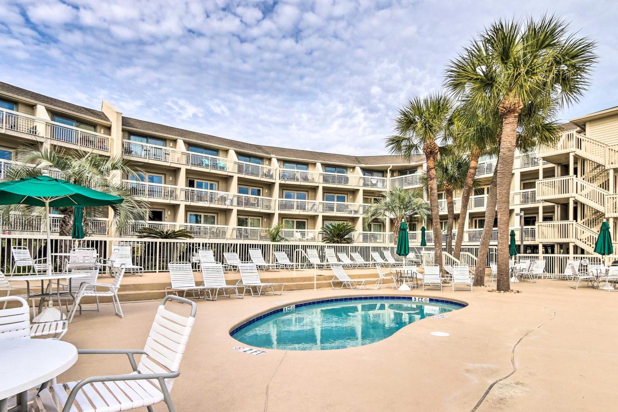 Walk To Beach Resort Condo In Hilton Head! Hilton Head Island Eksteriør billede