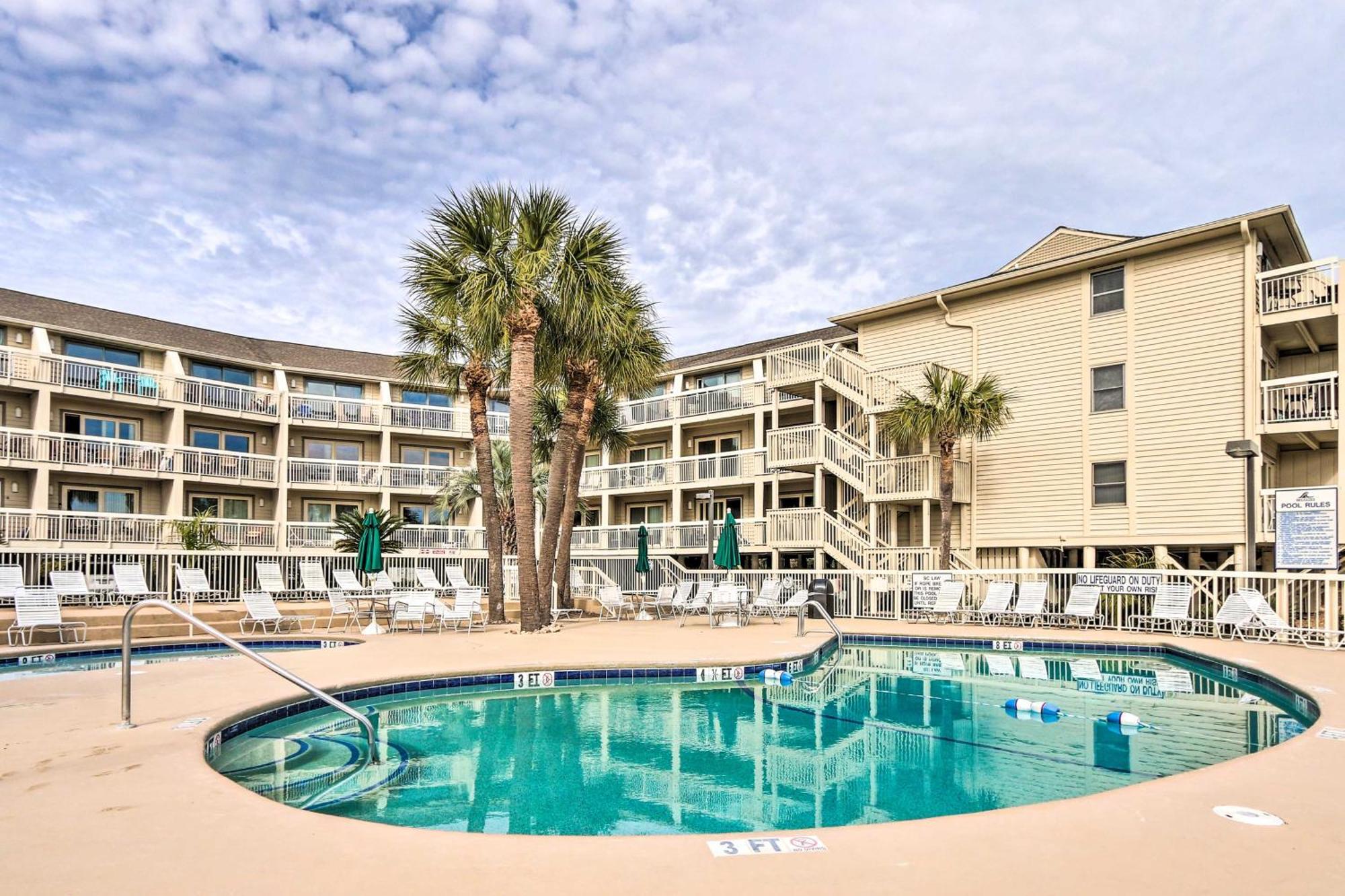 Walk To Beach Resort Condo In Hilton Head! Hilton Head Island Eksteriør billede